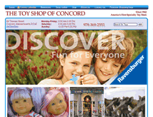 Tablet Screenshot of concordtoys.com